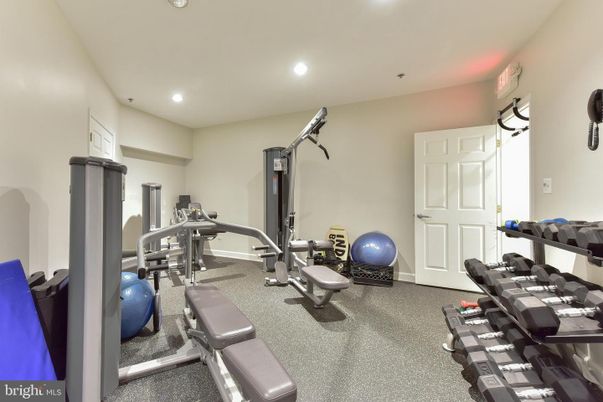 Fitness Equipment, Interior, Recessed Lighting