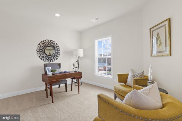 Home Office, Interior, Recessed Lighting