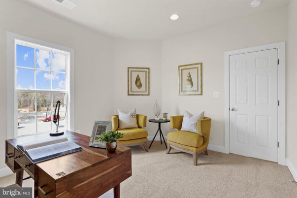 Home Office, Interior, Recessed Lighting