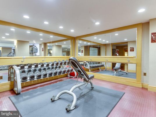 Fitness Equipment, Interior, Recessed Lighting