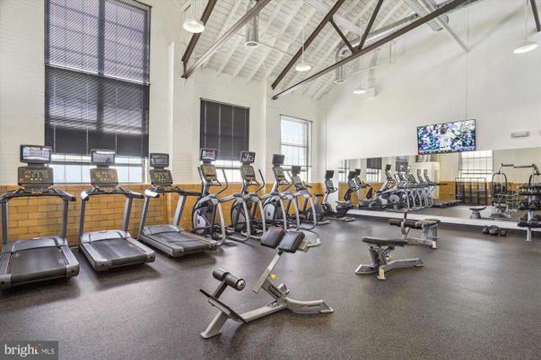 Fitness Equipment, Gym, Interior, Pendant Lights