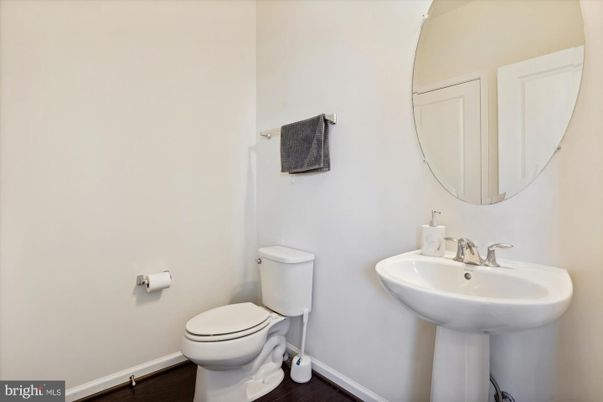 Bathroom, Interior, Wood Texture Flooring