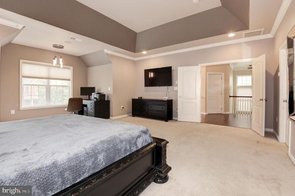 Bedroom, Home Office, Interior, Pendant Lights, Recessed Lighting