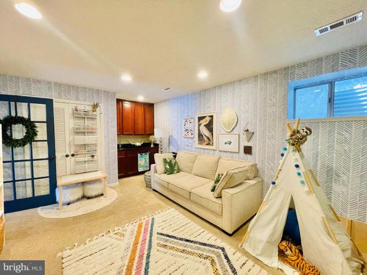 Interior, Living room, Recessed Lighting