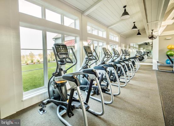 Fitness Equipment, Gym, Interior