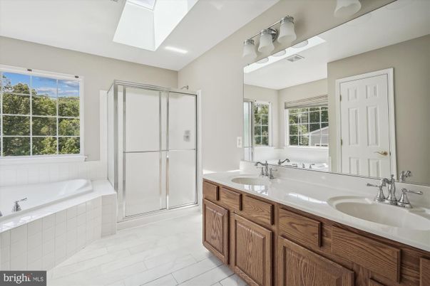 Bathroom, Dual Sink Vanities, Glass Shower, Interior