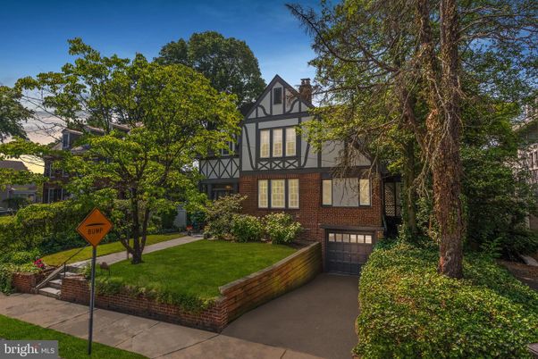 Exterior, Facade, Brick Facade, Tudor Revival