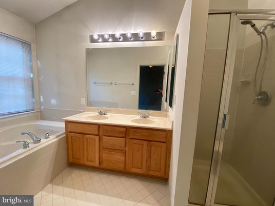 Bathroom, Dual Sink Vanities, Glass Shower, Interior