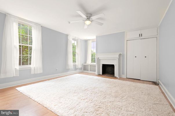 Empty room, Fireplace, Interior, Wood Texture Flooring