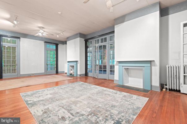 Empty room, Fireplace, Interior, Wood Texture Flooring