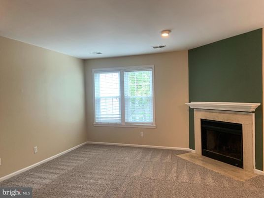 Empty room, Fireplace, Interior, Recessed Lighting