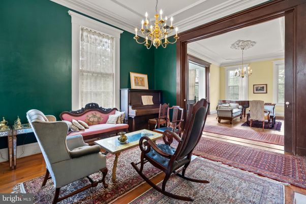 Chandelier, Dining room, Interior, Living room, Piano, Wood Texture Flooring