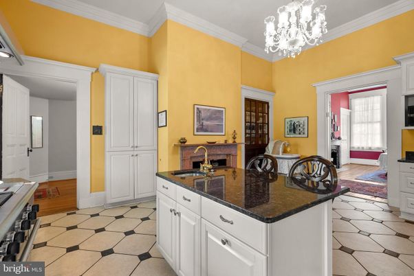 Chandelier, Interior, Kitchen