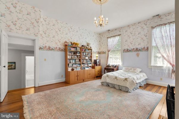 Bedroom, Chandelier, Interior, Wood Texture Flooring