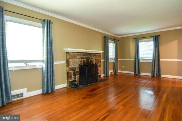 Empty room, Fireplace, Interior, Wood Texture Flooring
