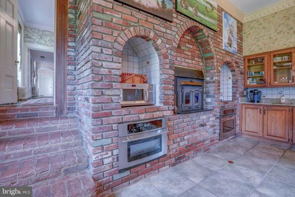 Fireplace, Interior, Stone Walls