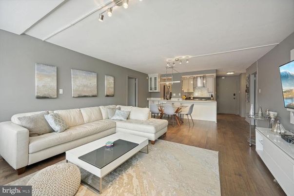 Dining room, Interior, Kitchen, Living room, Pendant Lights, Wood Texture Flooring