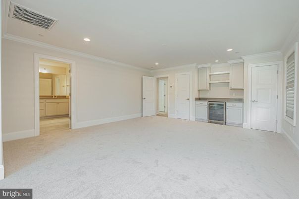 Empty room, Interior, Kitchen, Recessed Lighting