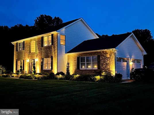 Attached, Exterior, Facade, Brick Facade, Farmhouse