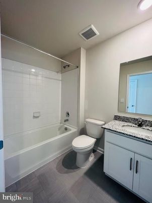 Bathroom, Interior, Recessed Lighting, Wood Texture Flooring