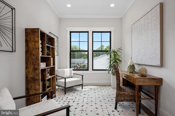 Home Office, Interior, Recessed Lighting