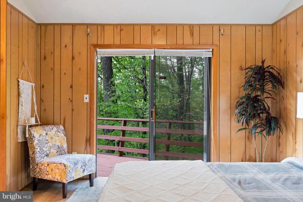 Bedroom, Interior, Wood Texture Flooring, Wooden Walls