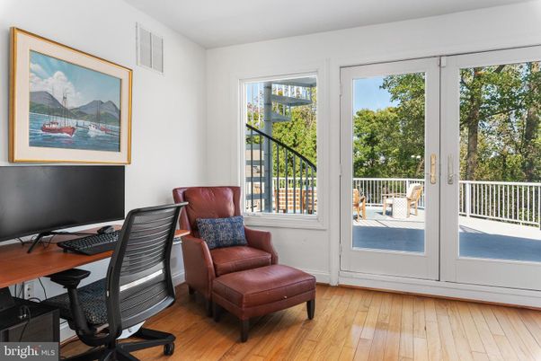 Home Office, Interior, Wood Texture Flooring