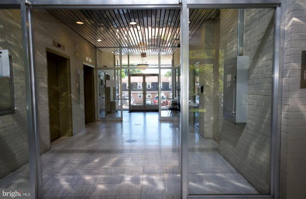Elevator, Interior, Recessed Lighting, Stone Walls