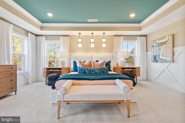 Bedroom, Interior, Recessed Lighting
