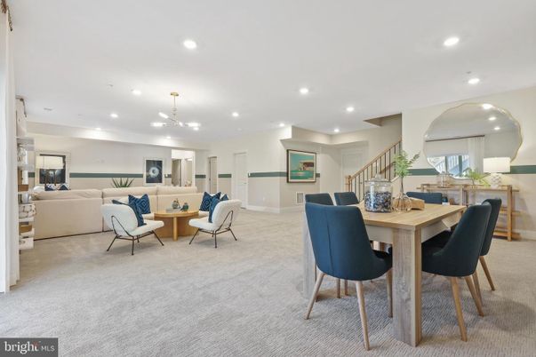 Dining room, Interior, Living room, Pendant Lights, Recessed Lighting