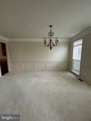 Chandelier, Empty room, Interior