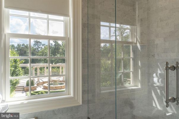 Bathroom, Glass Shower, Interior, Stone Walls