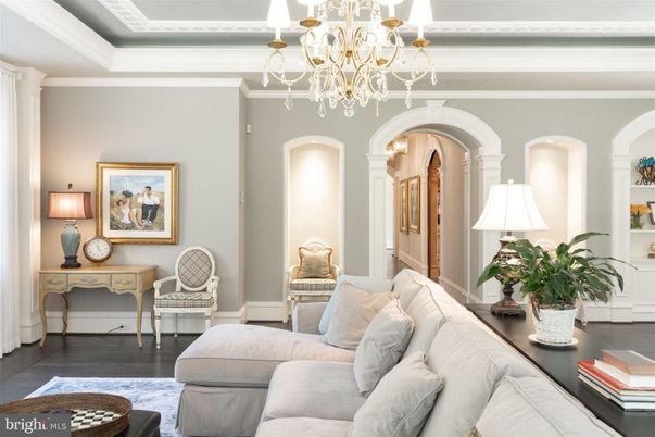 Chandelier, Interior, Living room, Wood Texture Flooring