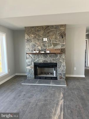 Fireplace, Interior, Wood Texture Flooring
