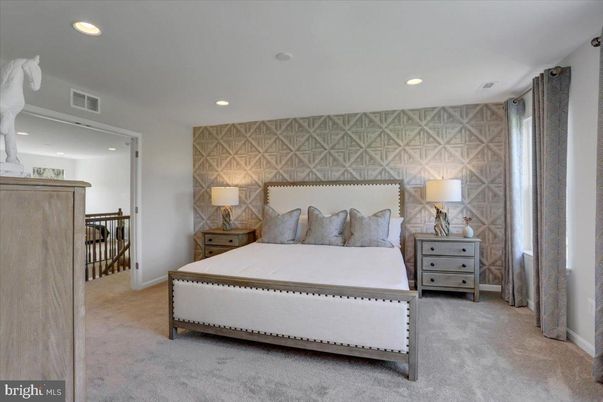Bedroom, Interior, Recessed Lighting