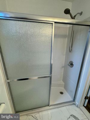 Bathroom, Glass Shower, Interior, Marble