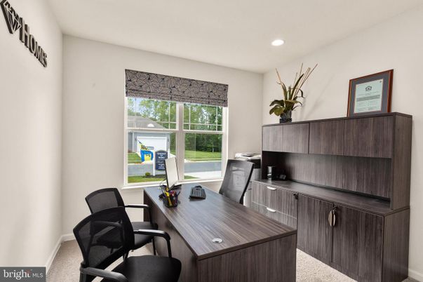 Home Office, Interior, Recessed Lighting