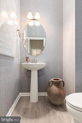 Bathroom, Interior, Wood Texture Flooring