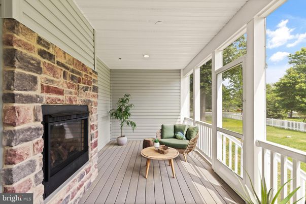 Fireplace, Interior, Stone Walls, Sun Room