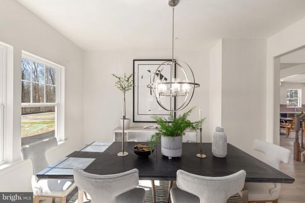 Chandelier, Dining room, Interior, Pendant Lights, Wood Texture Flooring