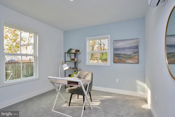 Home Office, Interior, Recessed Lighting