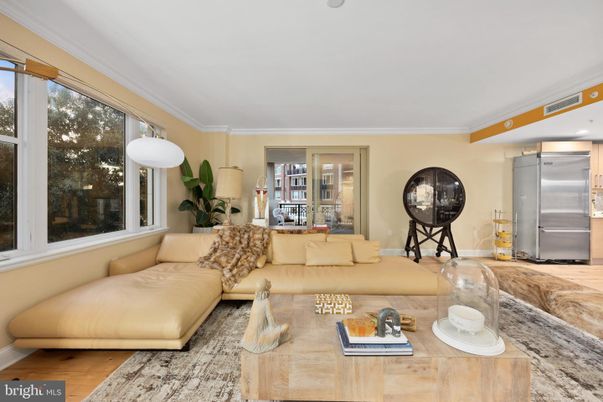 Interior, Living room, Stainless Steel Appliances, Wood Texture Flooring
