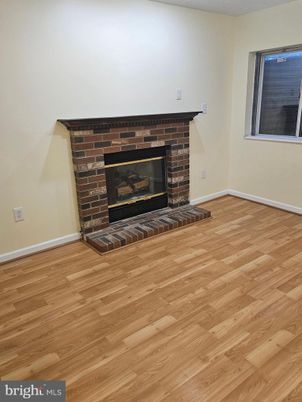Empty room, Fireplace, Interior, Wood Texture Flooring