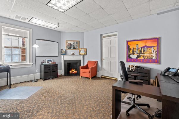 Fireplace, Home Office, Interior