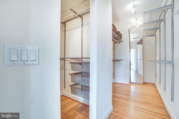 Interior, Walk-in Closets, Wood Texture Flooring