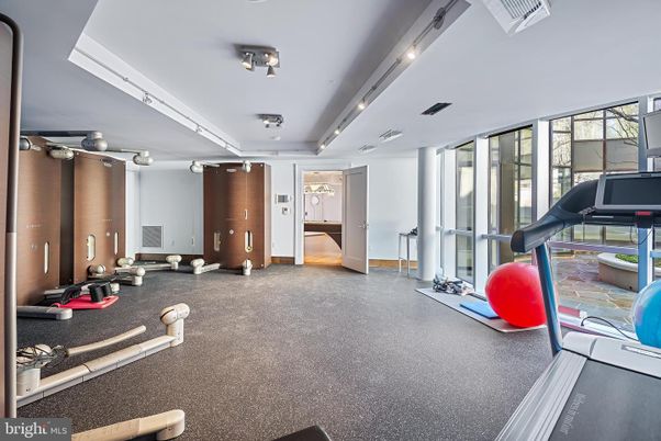 Fitness Equipment, Interior, Recessed Lighting