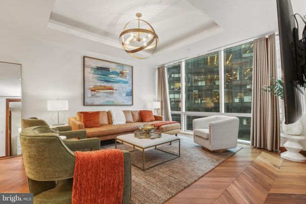 Interior, Living room, Pendant Lights, Wood Texture Flooring