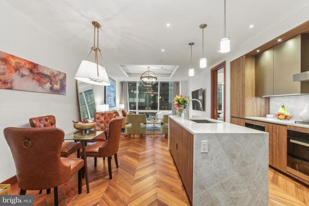Dining room, Interior, Kitchen, Living room, Pendant Lights, Recessed Lighting, Wood Texture Flooring