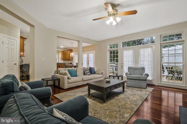 Chandelier, Interior, Kitchen, Living room, Pendant Lights, Wood Texture Flooring