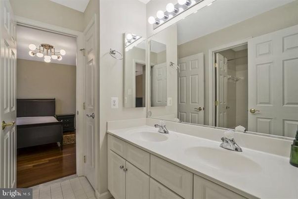 Bathroom, Bedroom, Dual Sink Vanities, Interior, Wood Texture Flooring